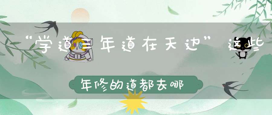 “学道三年道在天边”这些年修的道都去哪里了！