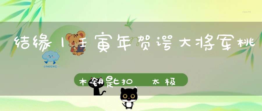 结缘丨壬寅年贺谔大将军桃木钥匙扣、太极八卦钥匙扣