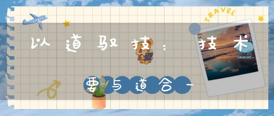 以道驭技：技术要与道合一