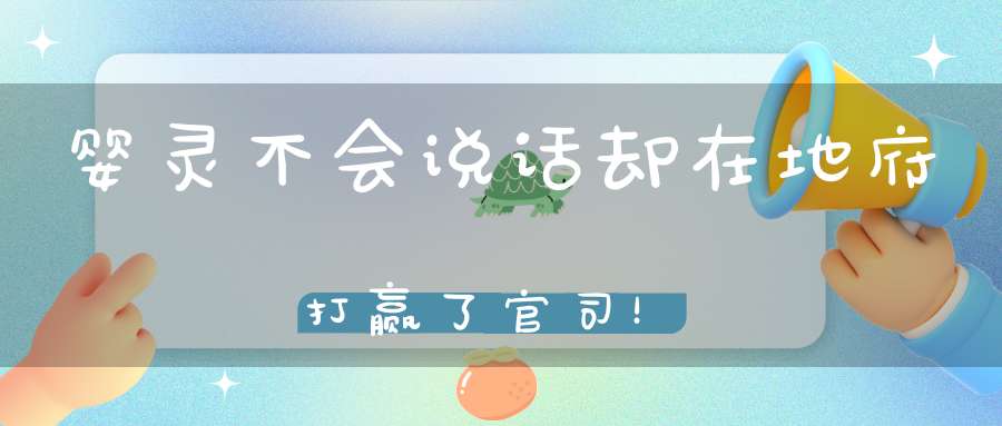 婴灵不会说话却在地府打赢了官司！