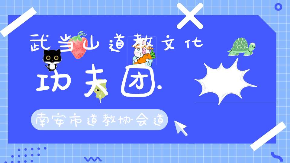 武当山道教文化功夫团.南安市道教协会道教文化交流演出