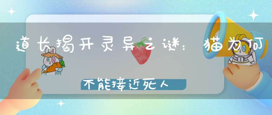 道长揭开灵异之谜：猫为何不能接近死人